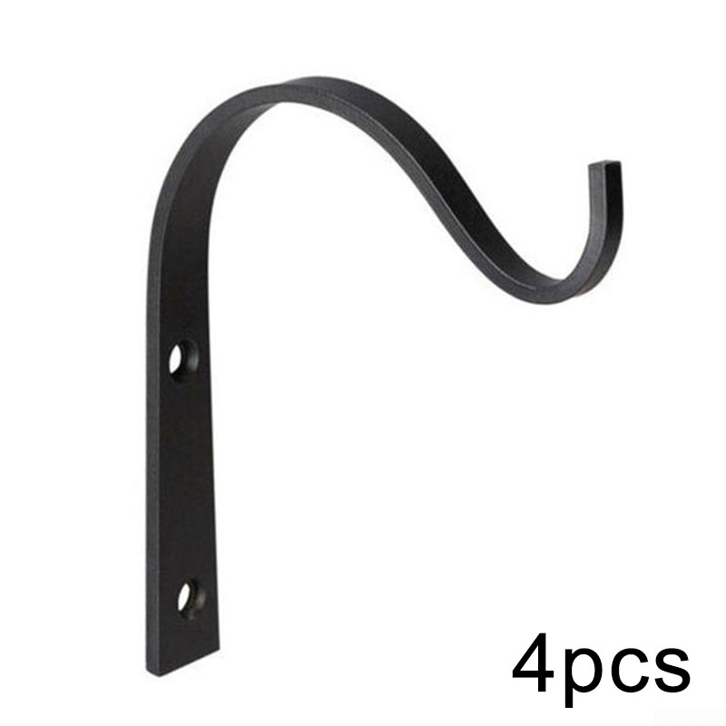 Garden Flower Pot Hanger Wall Hanging Rack Iron Holder Plant Bracket Metal Hook~